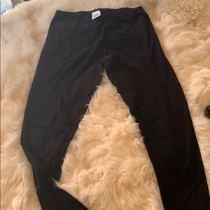 Girls Black Leggings